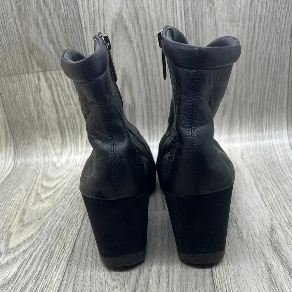 THIERRY RABOTIN wedge ankle boots trenton black